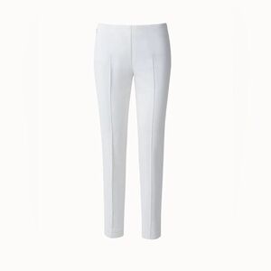 NWOT A-K-R-I-S Cotton Techno Stretch Pants MELISSA in off white